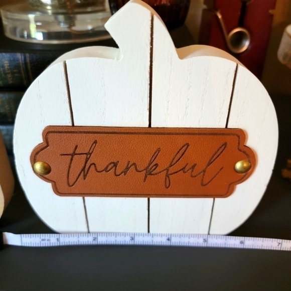 Set of 2- Pumpkin and Acorn Fall/Harvest Decor NWOT - Picture 3 of 3